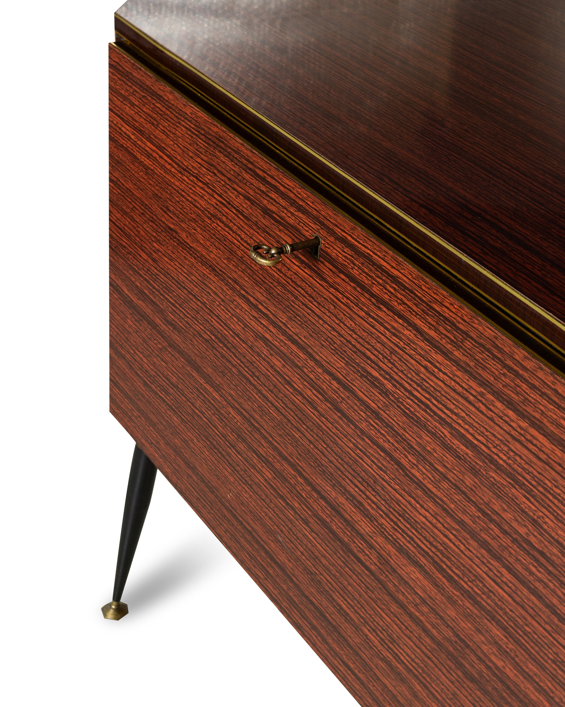 Italian Mid-Century Pop Bar Cabinet with Rotating Tray – 1960s