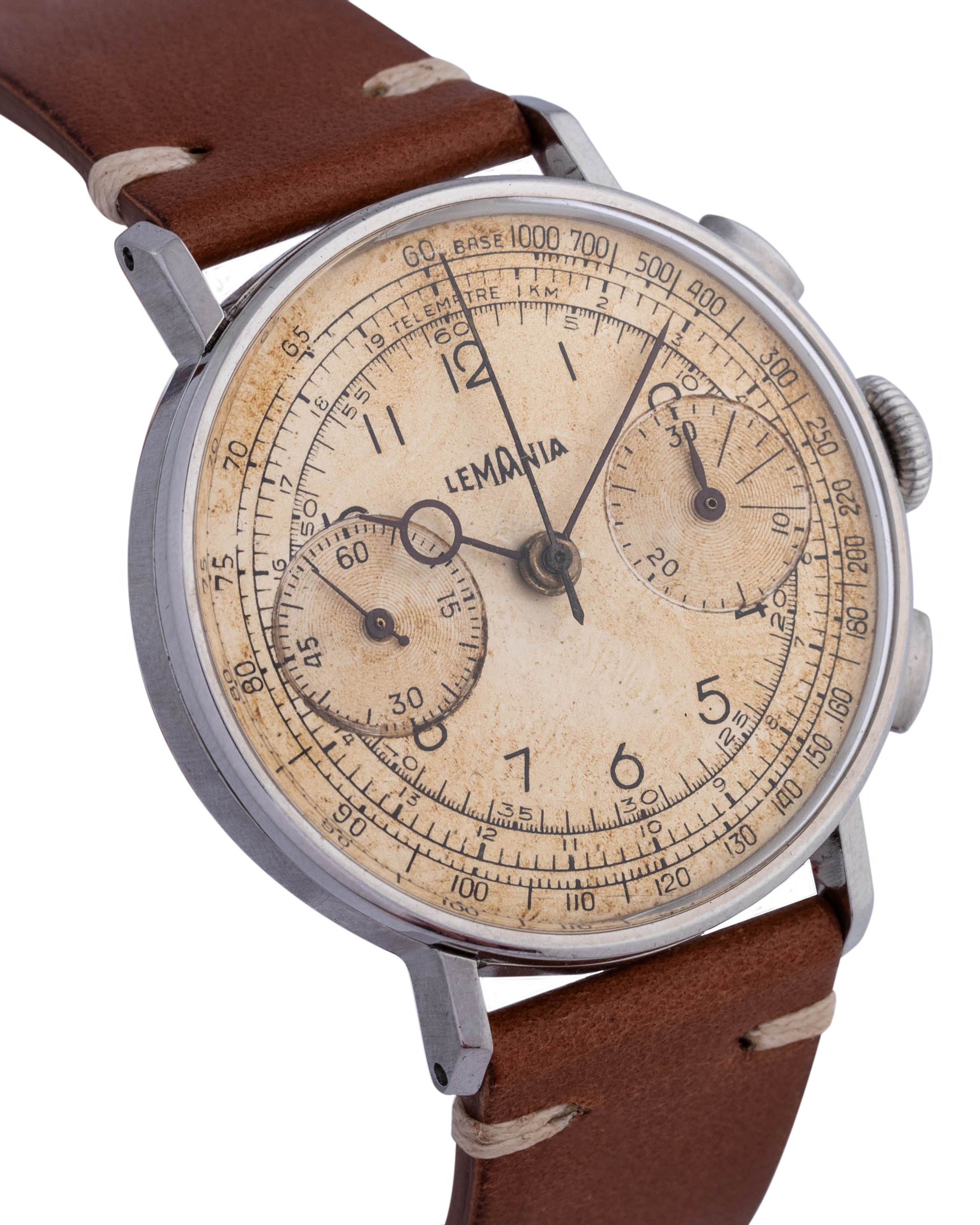 Lemania Chronograph wrist watch