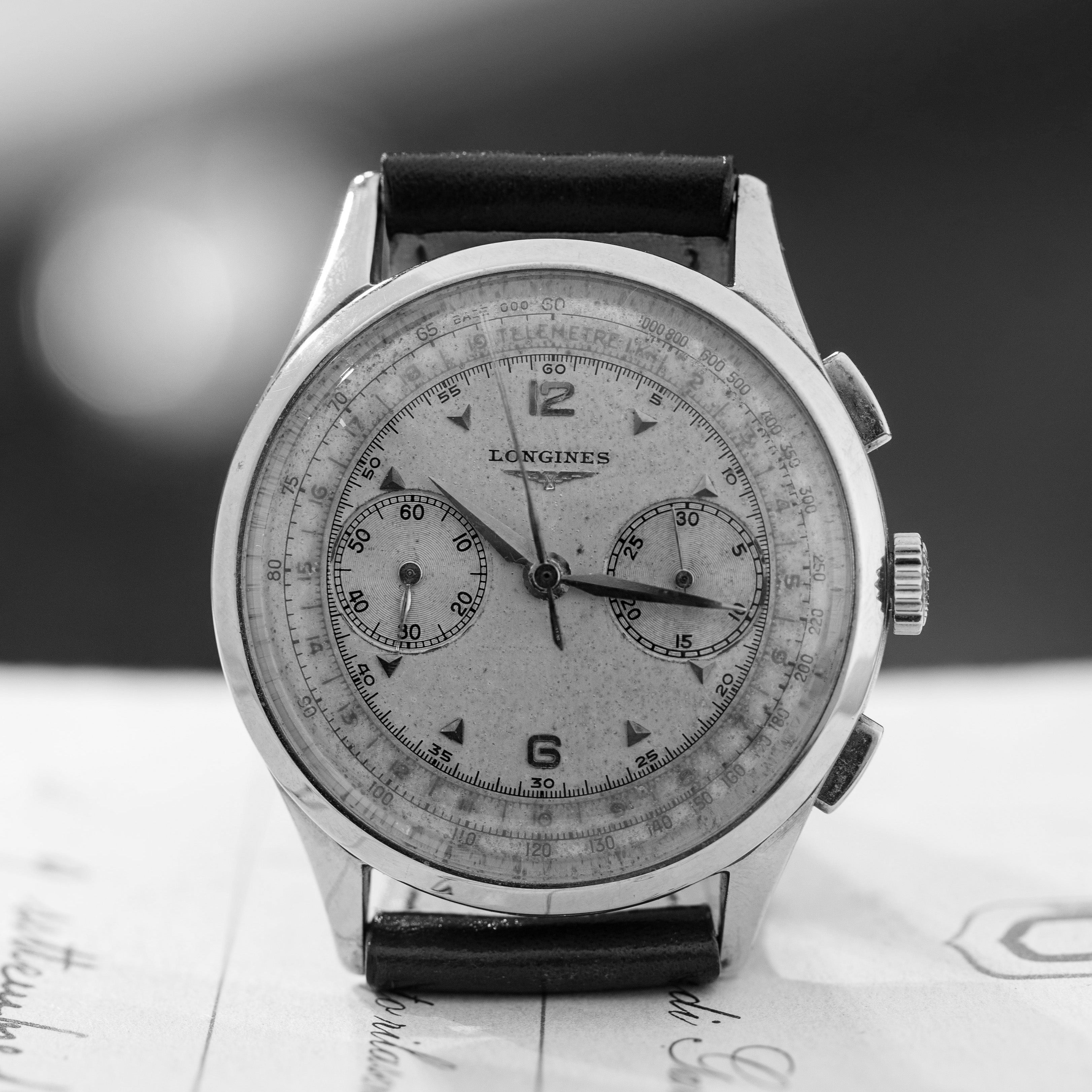 Longines chronograph 30CH oversize