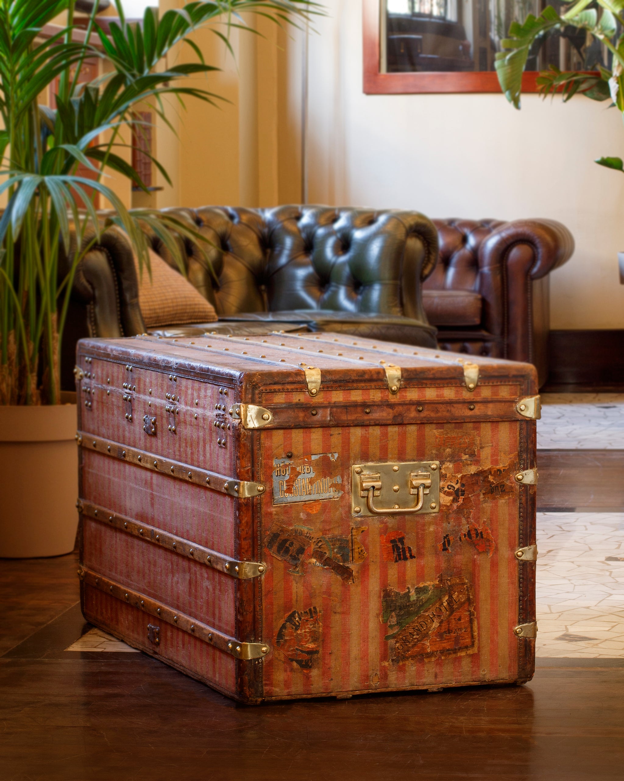 Louis Vuitton Rayee Steamer Trunk - BERNARDINI Milano