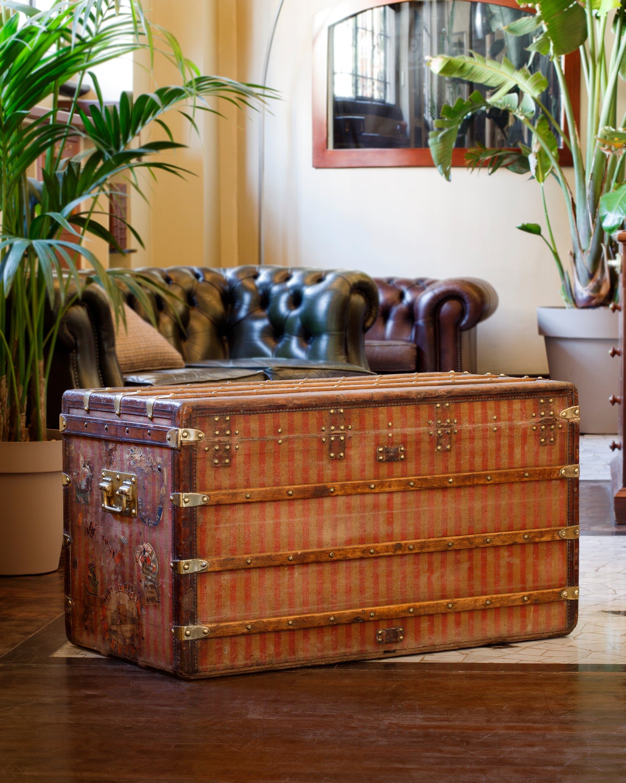 Louis Vuitton Rayee Steamer Trunk - BERNARDINI Milano