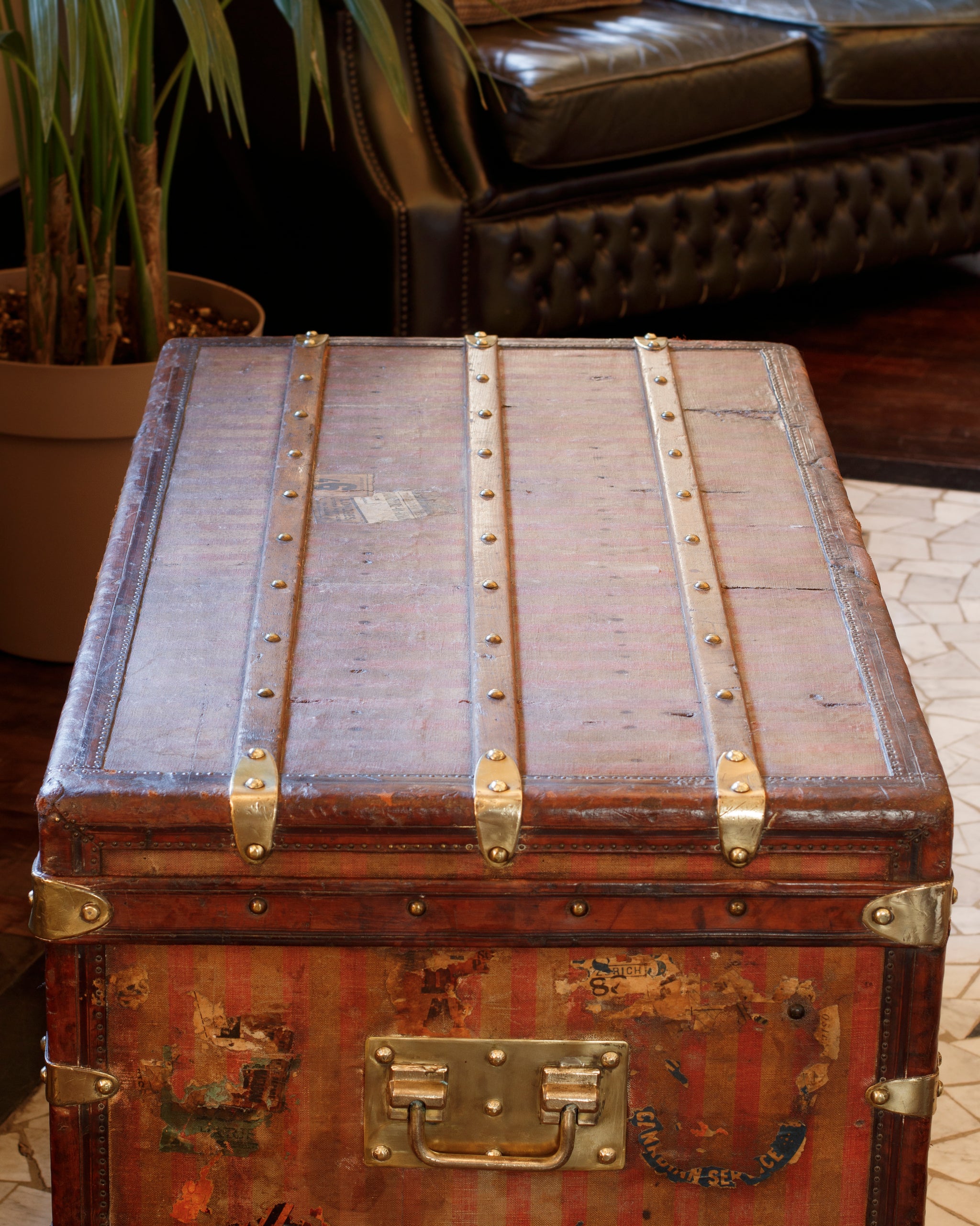 Louis Vuitton Rayee Steamer Trunk - BERNARDINI Milano