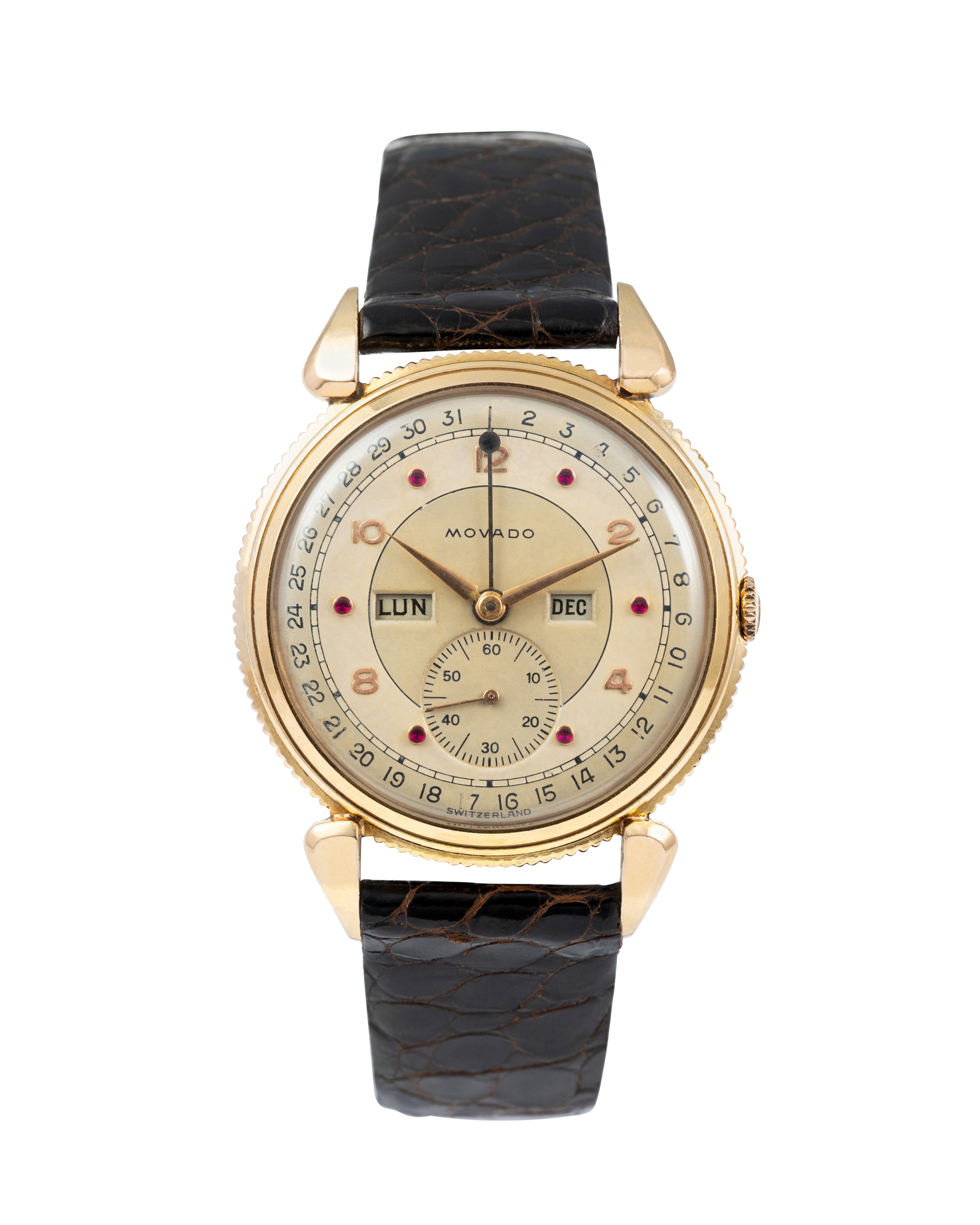 Movado Ref. 4823 Y Triple Calendar