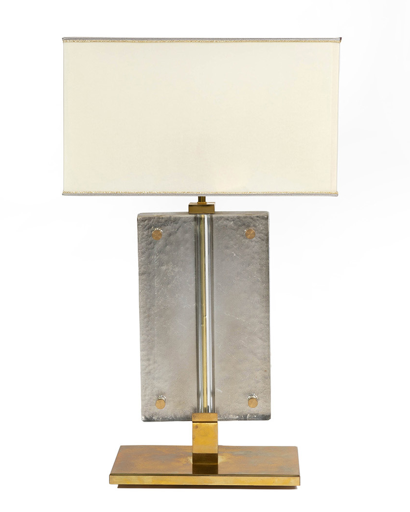 Lampada da tavolo double face in vetro di Murano - 1970 - Murano Glass double face Lamp