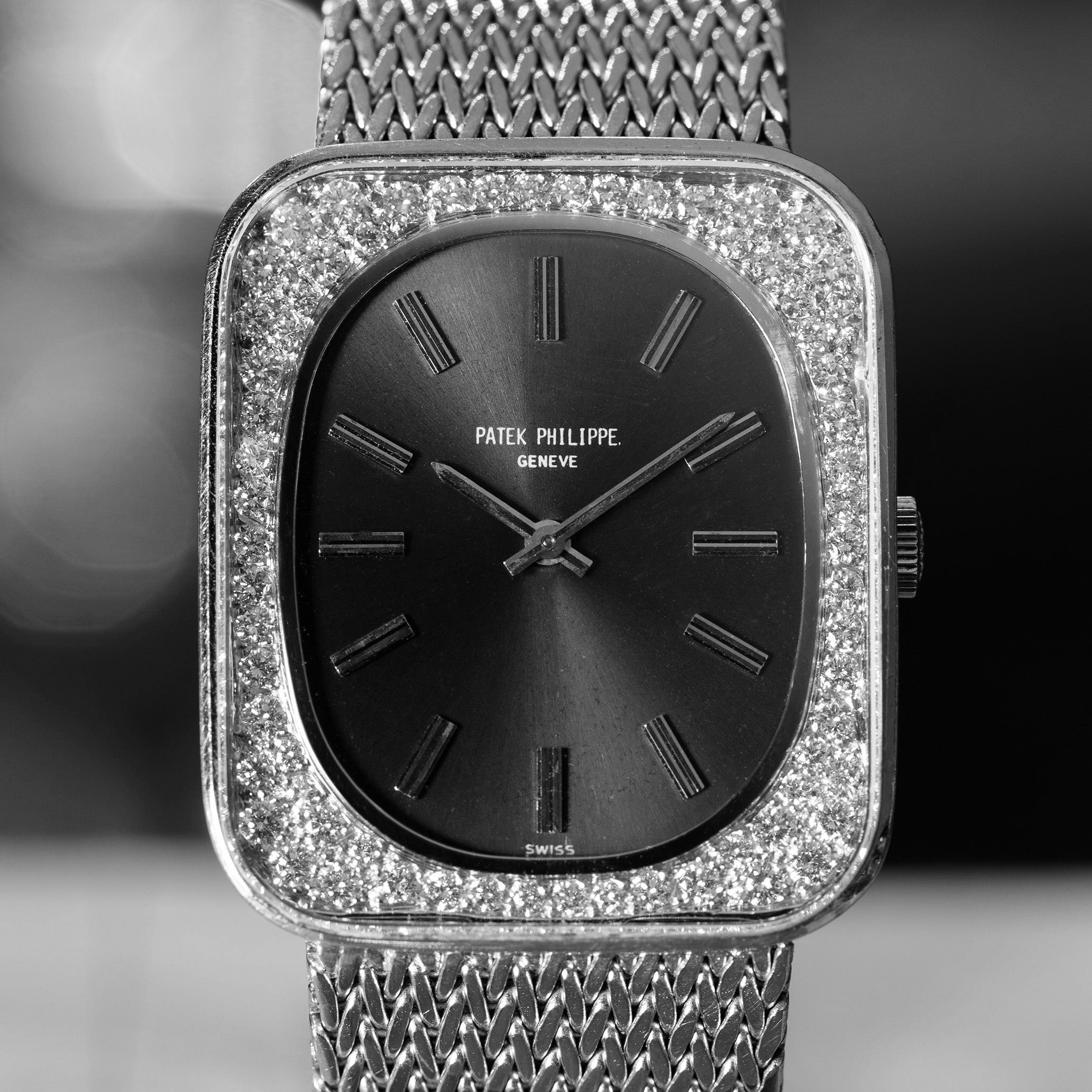 Patek Philippe Ellipse white gold and diamonds