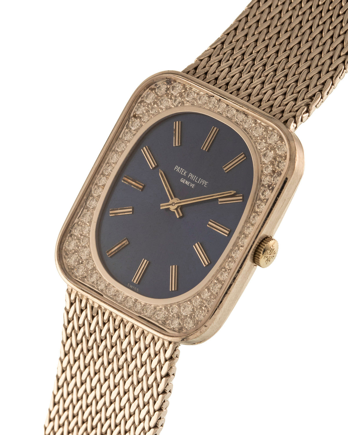 Patek Philippe Ellipse white gold and diamonds