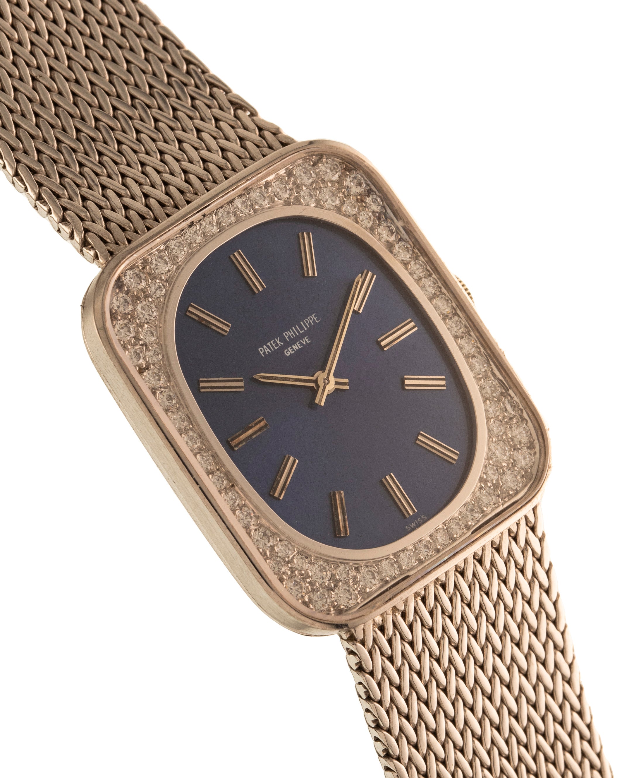 Patek Philippe Ellipse white gold and diamonds