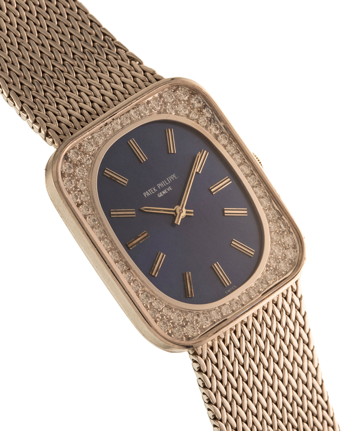 Patek Philippe Ellipse white gold and diamonds