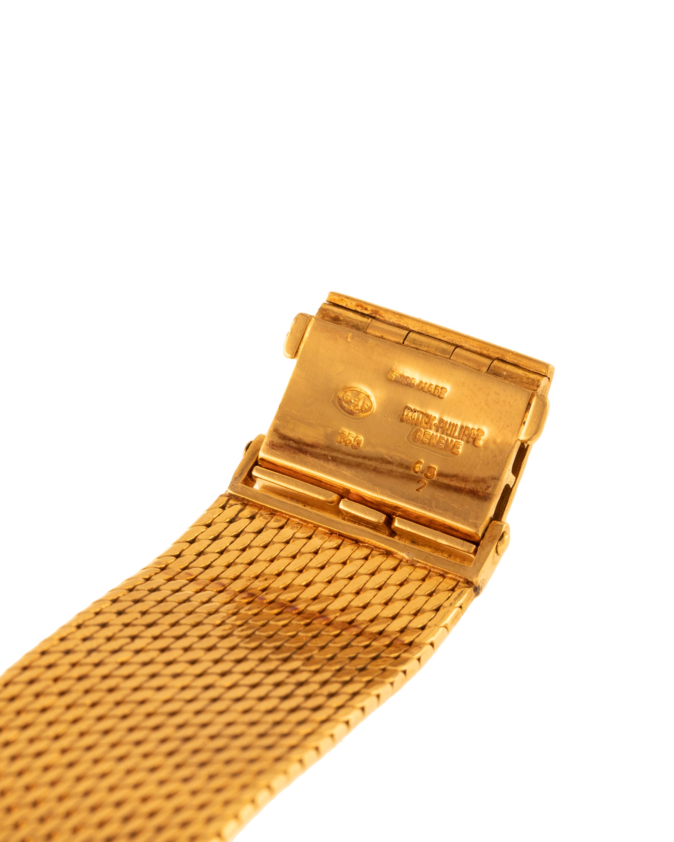 Patek Philippe Ref. 3448/1 in yellow gold bracelet hallmark 