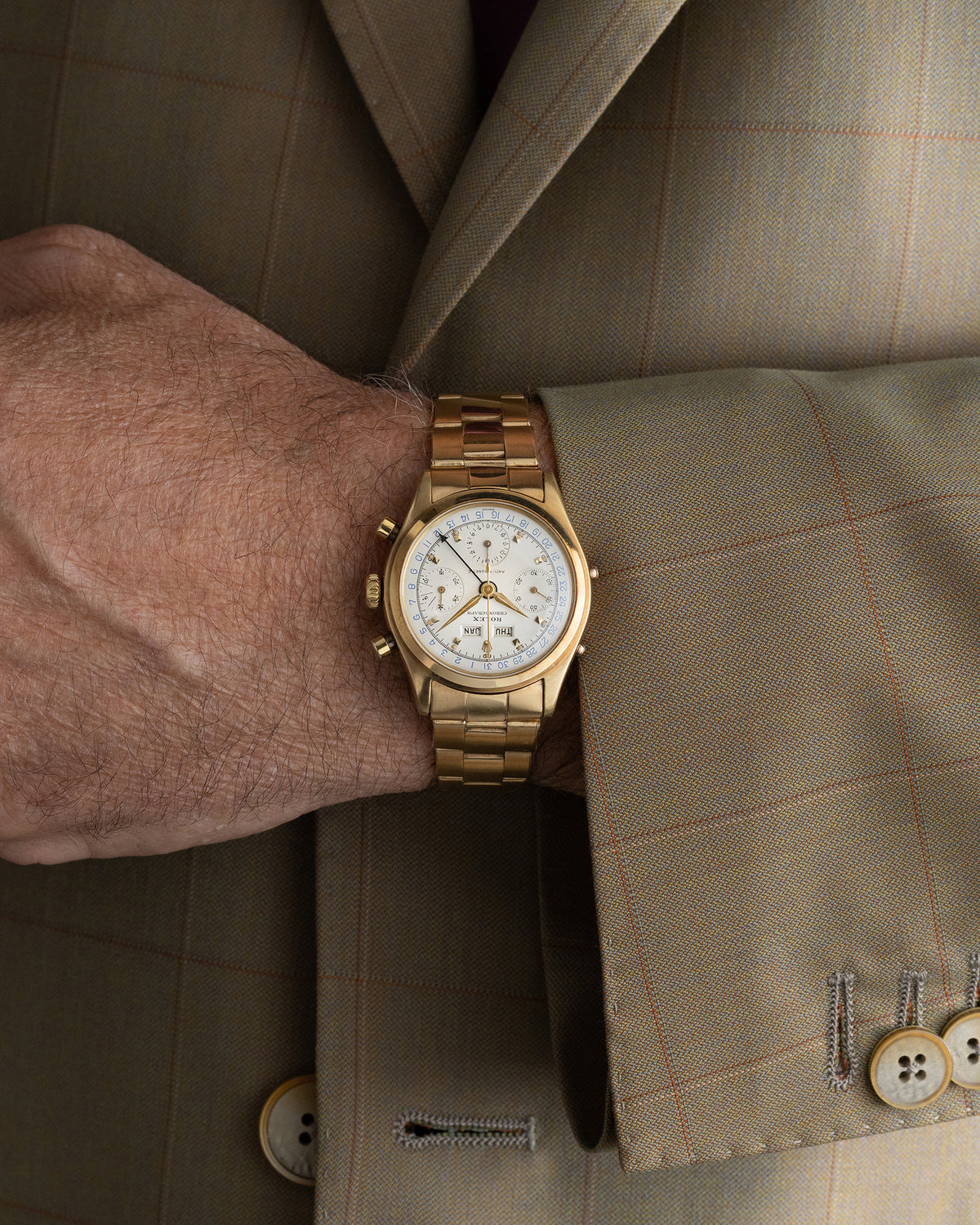 Rolex Ref. 6036 Y Triple Calendar Chronograph "Dato-Compax"