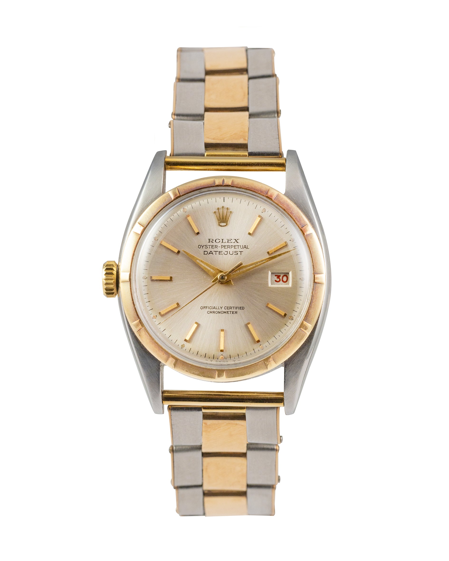 Rolex Ref. 6075 SS & YG Datejust "Left-Hand"