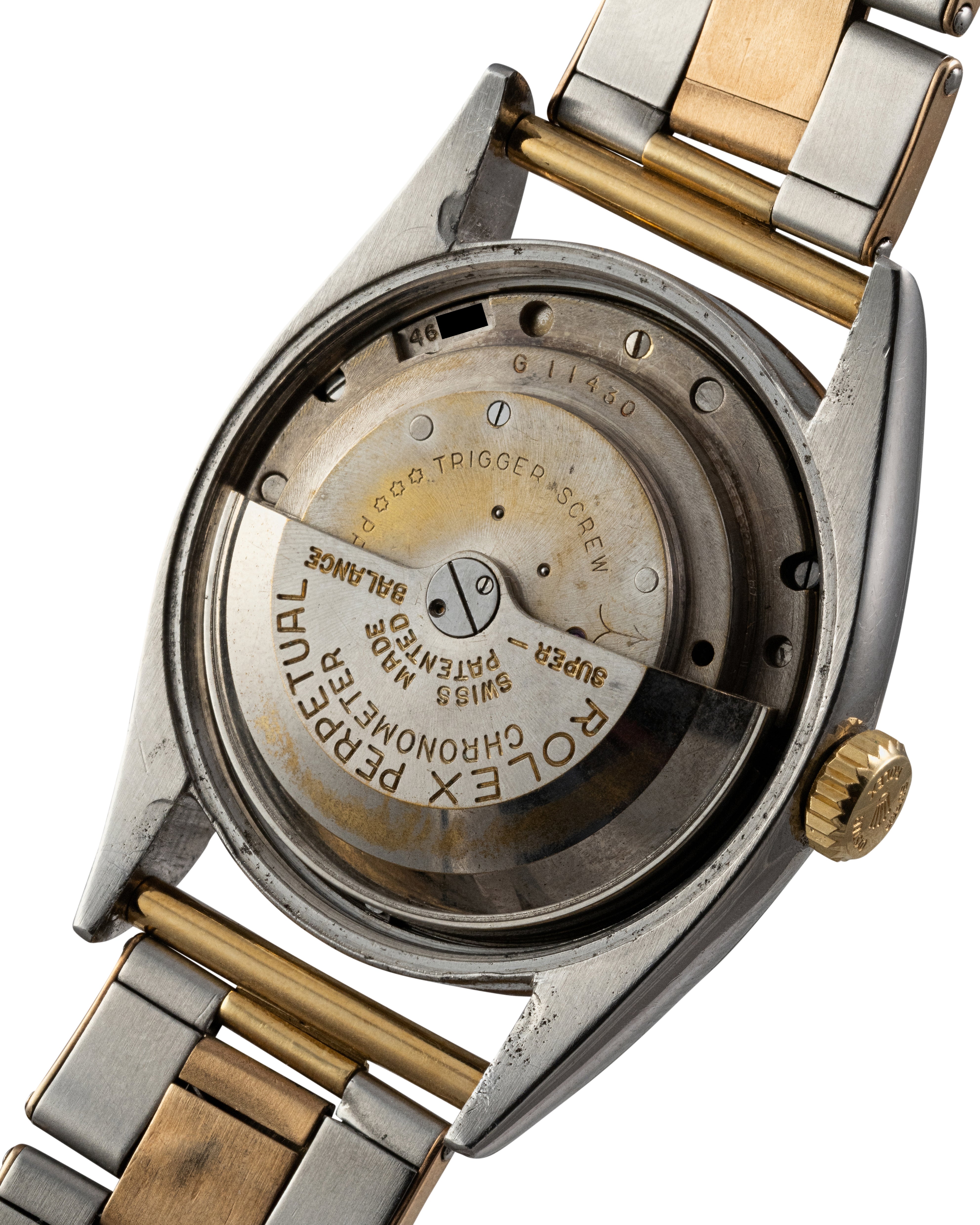 Rolex Ref. 6075 SS & YG Datejust "Left-Hand"
