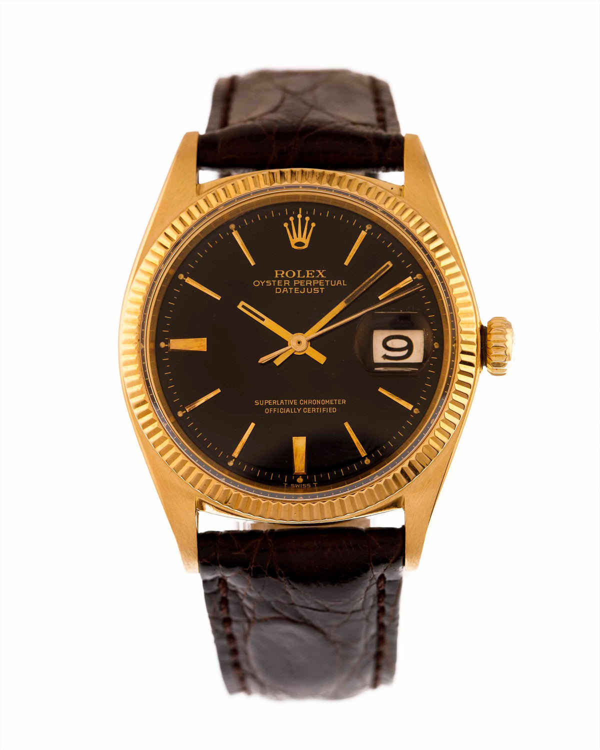 Rolex Oyster Perpetual Date just gilt dial