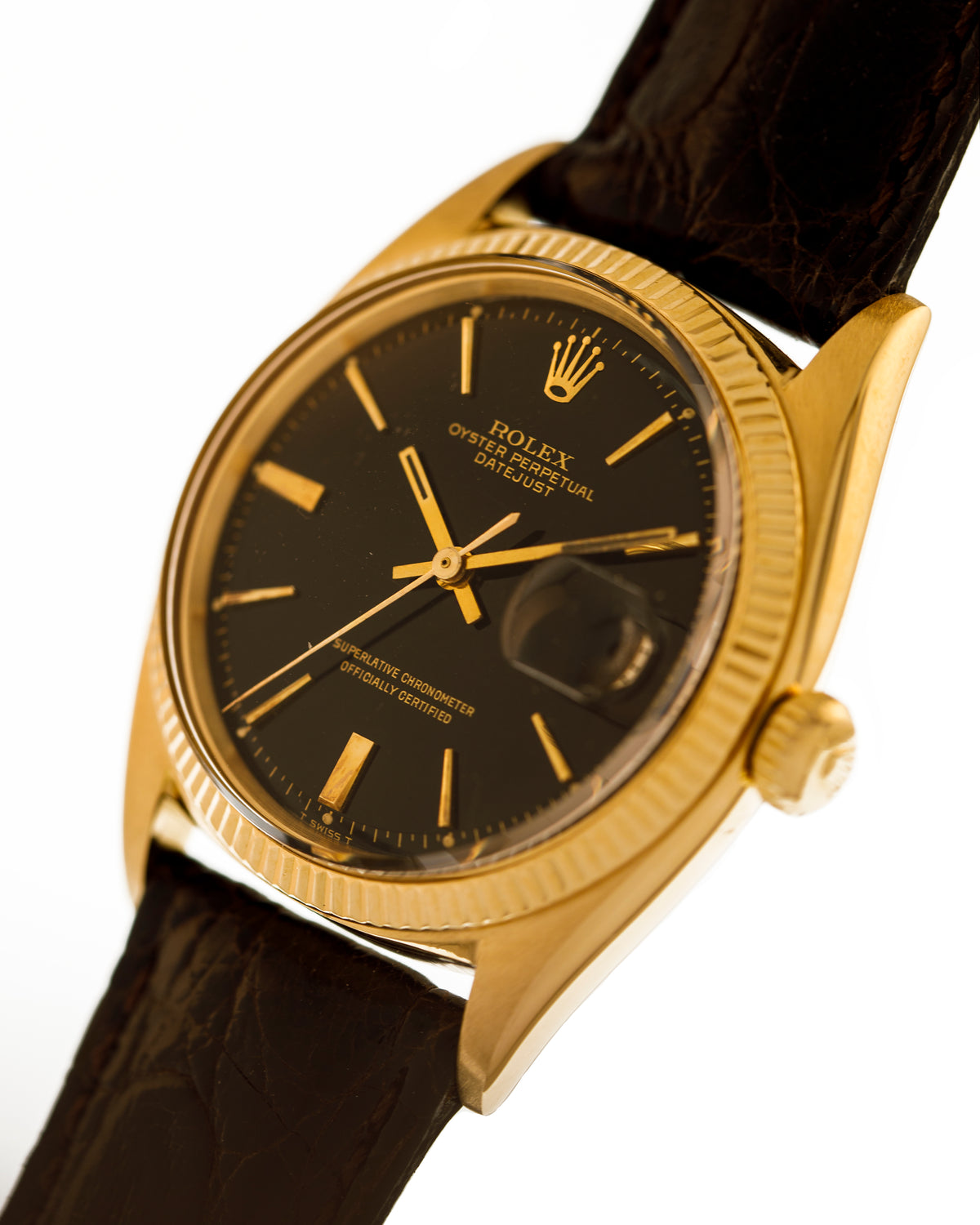 Rolex Oyster Perpetual Date just gilt dial