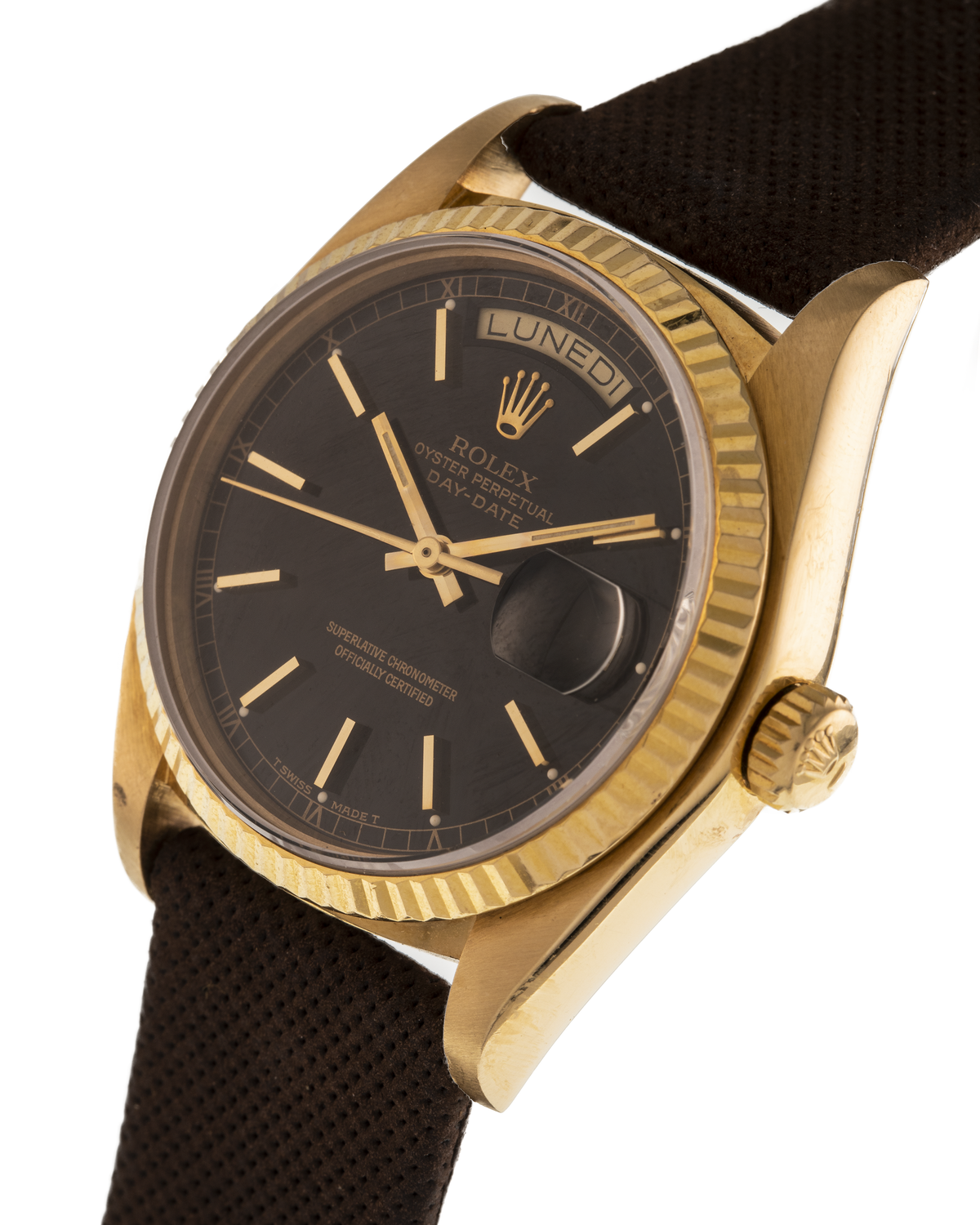 Rolex Oyster Perpetual Day Date black dial Ref. 18038