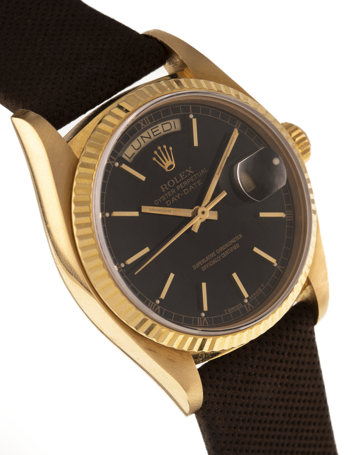 Rolex Oyster Perpetual Day Date black dial Ref. 18038