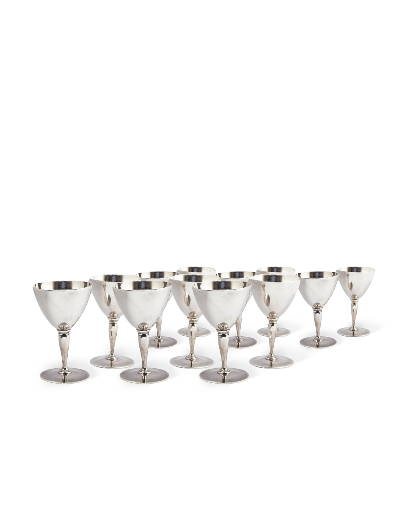 Set of 12 “Cordials” liquor  Tiffany&Co. 1910