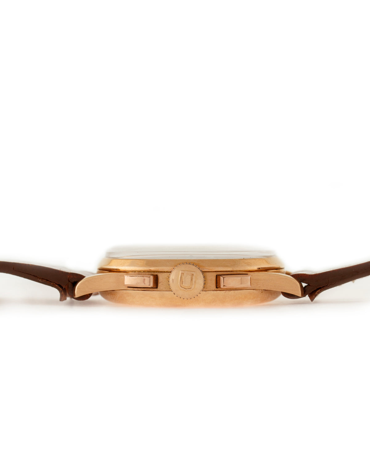 Universal Genève Compax retailed for Brazilian Army in rose gold