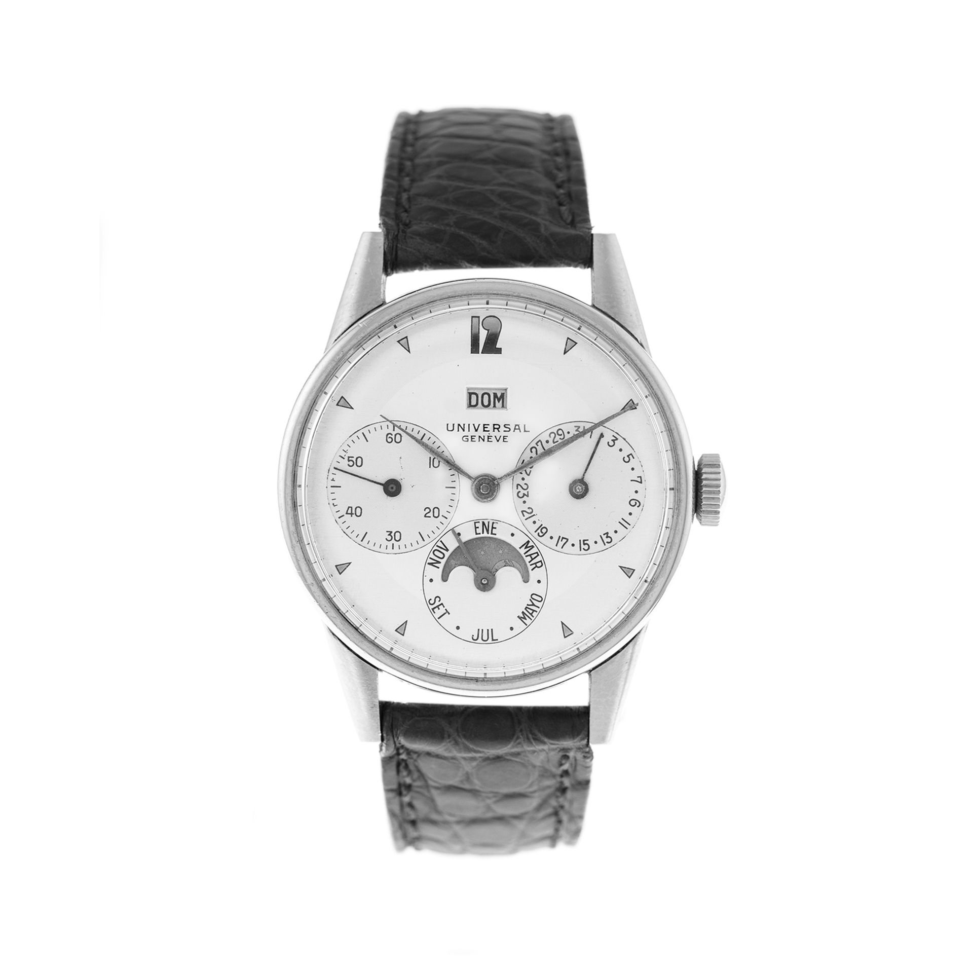 UNIVERSAL GENEVE 腕時計　２点まとめ Universal Geneve Triple Calendar Date 21302 - Curated