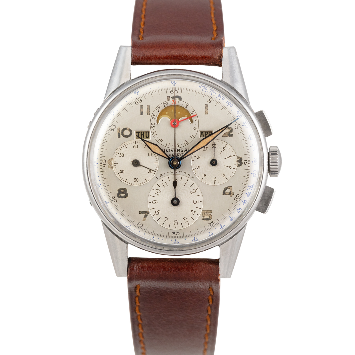クラウスハーパニエミ Universal Genève Ref. 22258 SS Tri-Compax
