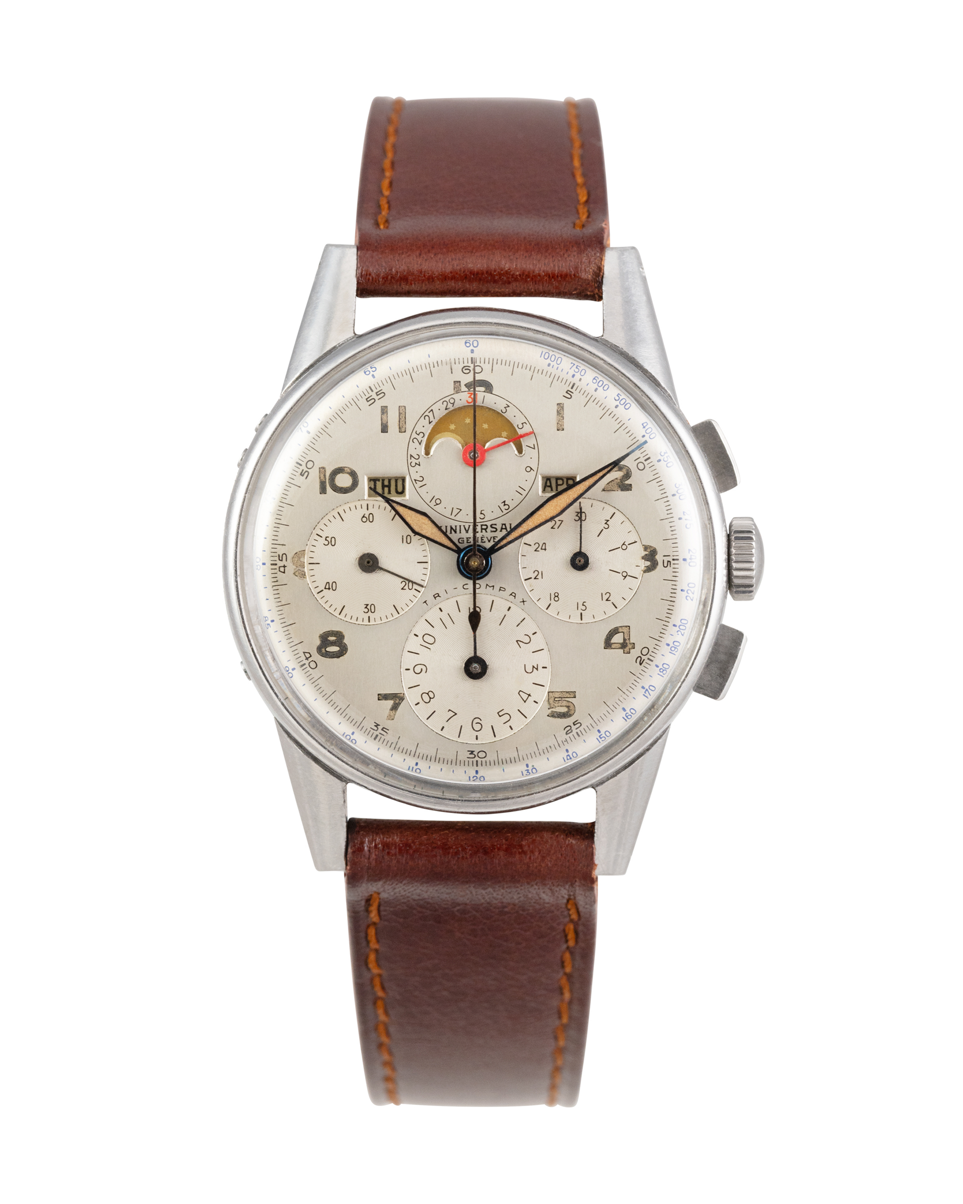 【新品】38-kT THE RICHCOPPER OLDMOUNTAIN ver Universal Genève Ref. 22258 SS Tri-Compax