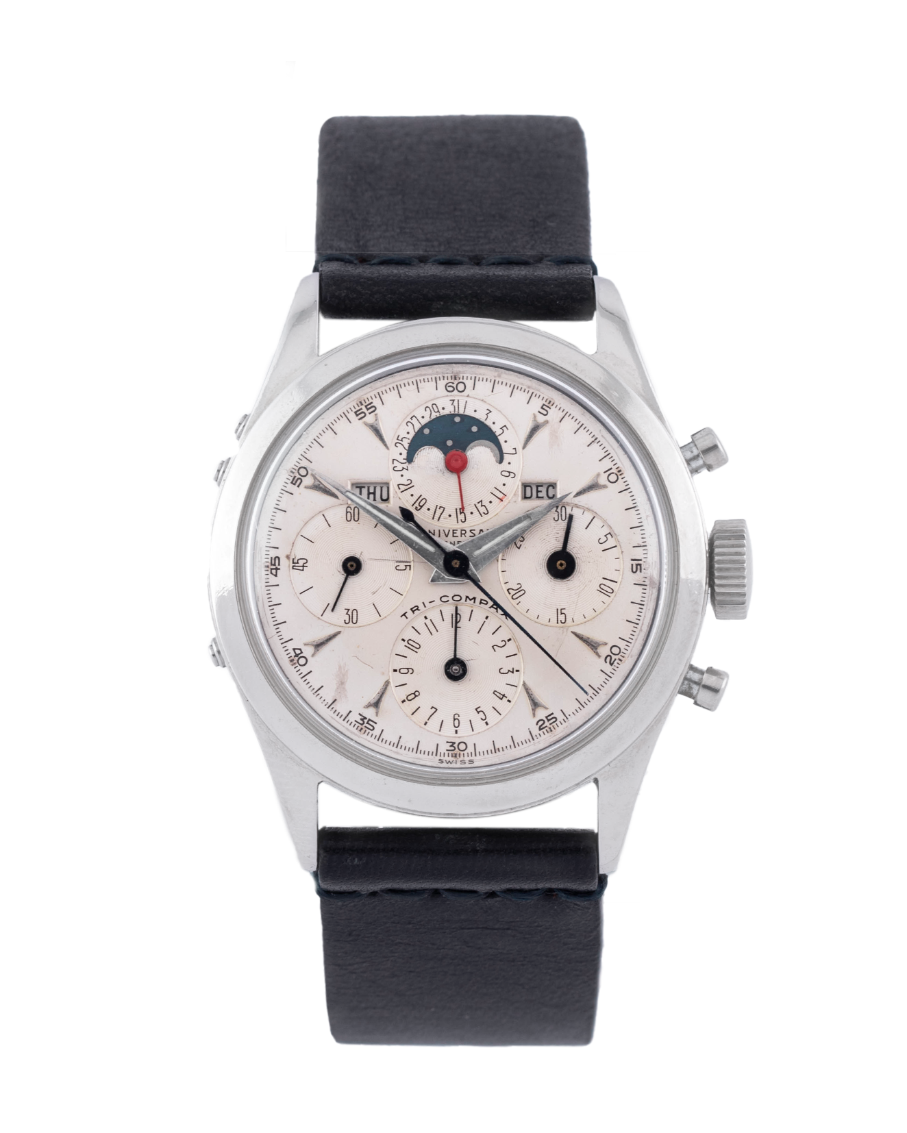 Universal Genève Ref. 22297 Tri Compax Rounded Pushers