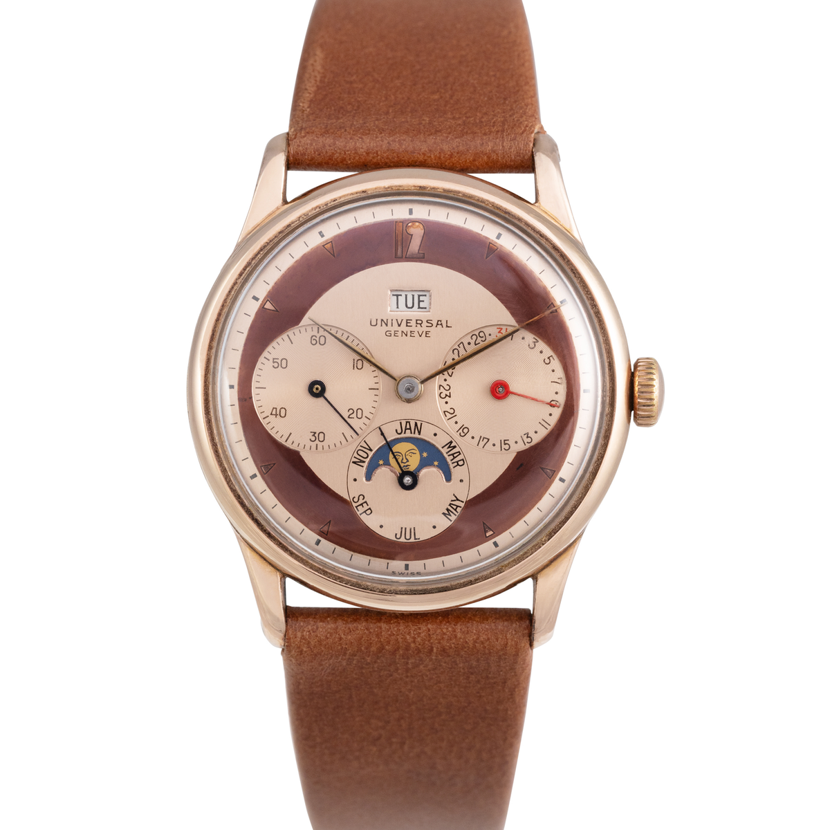 時計 UNIVERSAL GENEVE/ TURLER 42 17 JEWELS Universal Geneve Cal.42