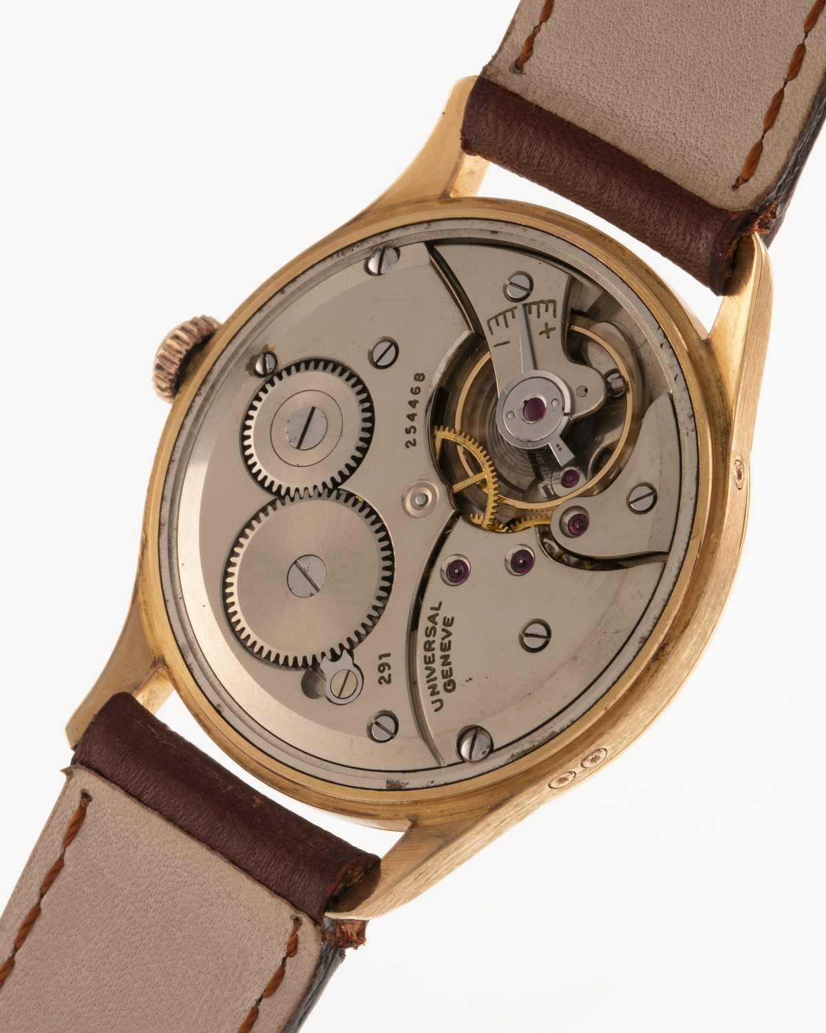 Universal Genève Calendar and moonphase 18 kt rose gold