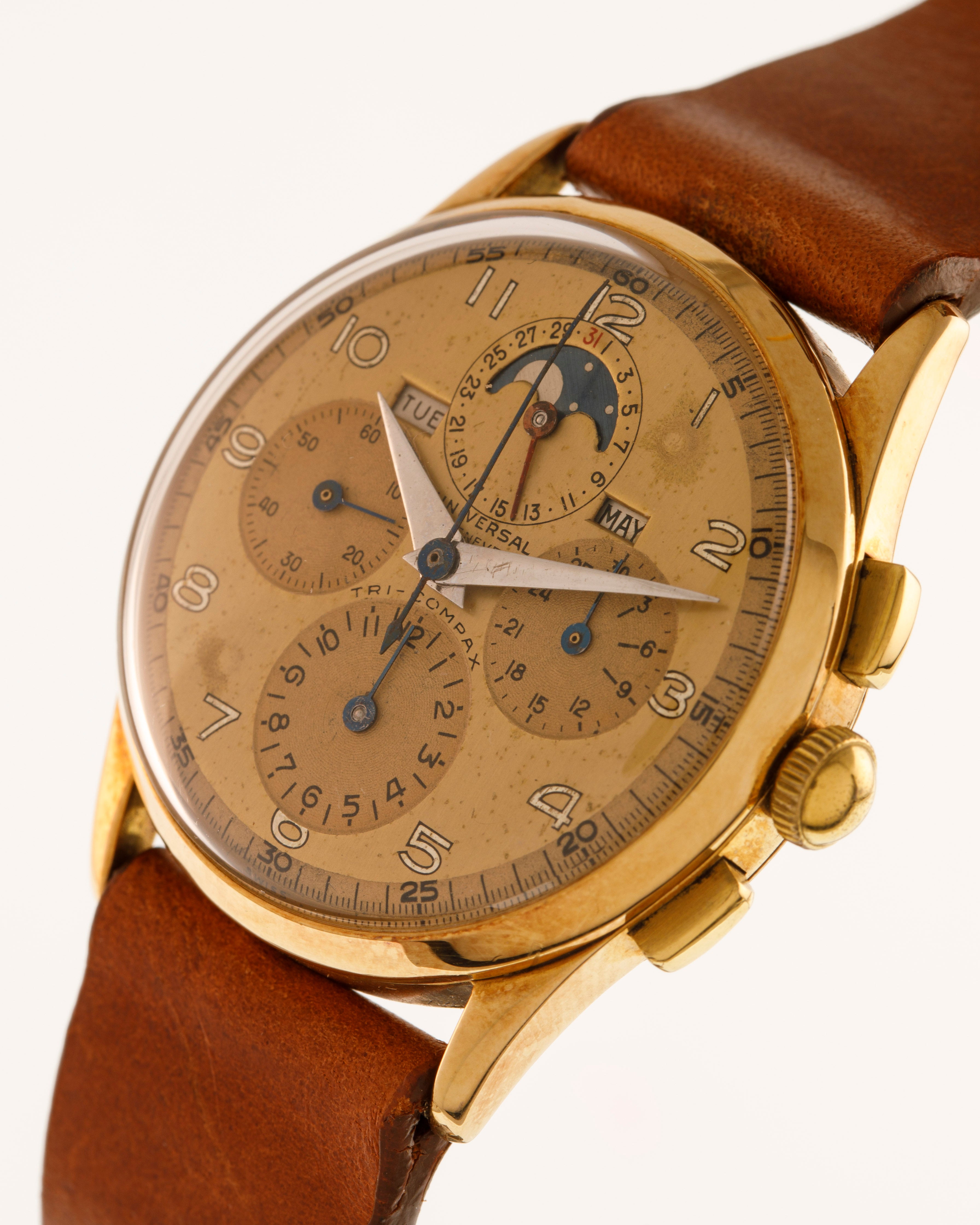 Universal Genève Tri Compax "Mustard" dial