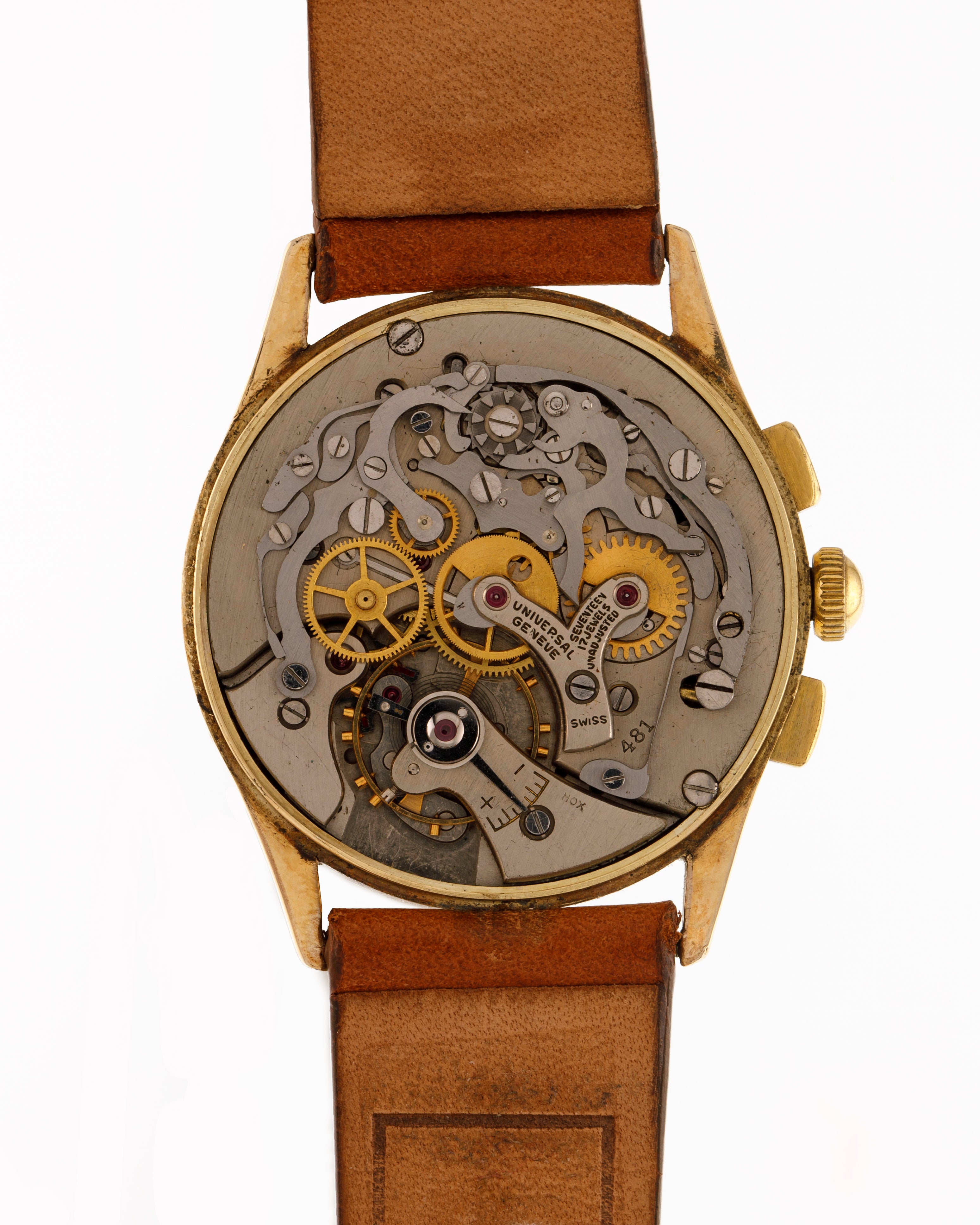 Universal Genève Tri Compax "Mustard" dial