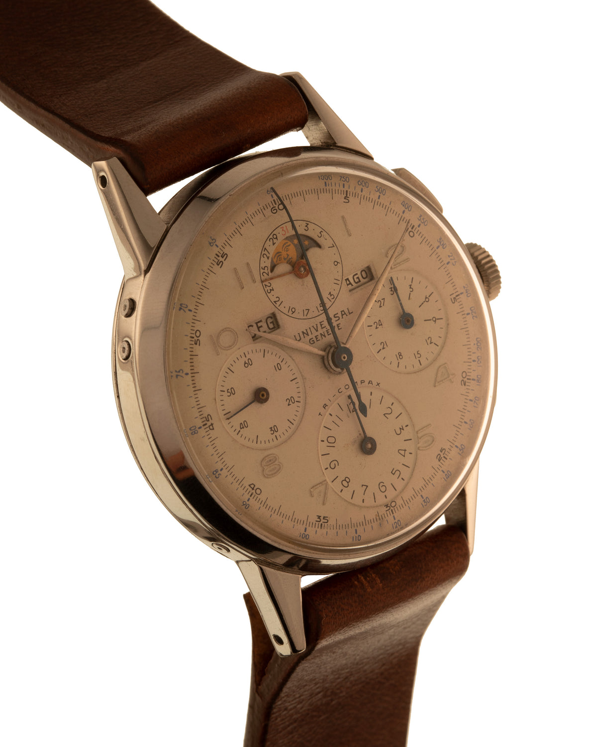 Universal Genève Tri Compax in Stainless Steel