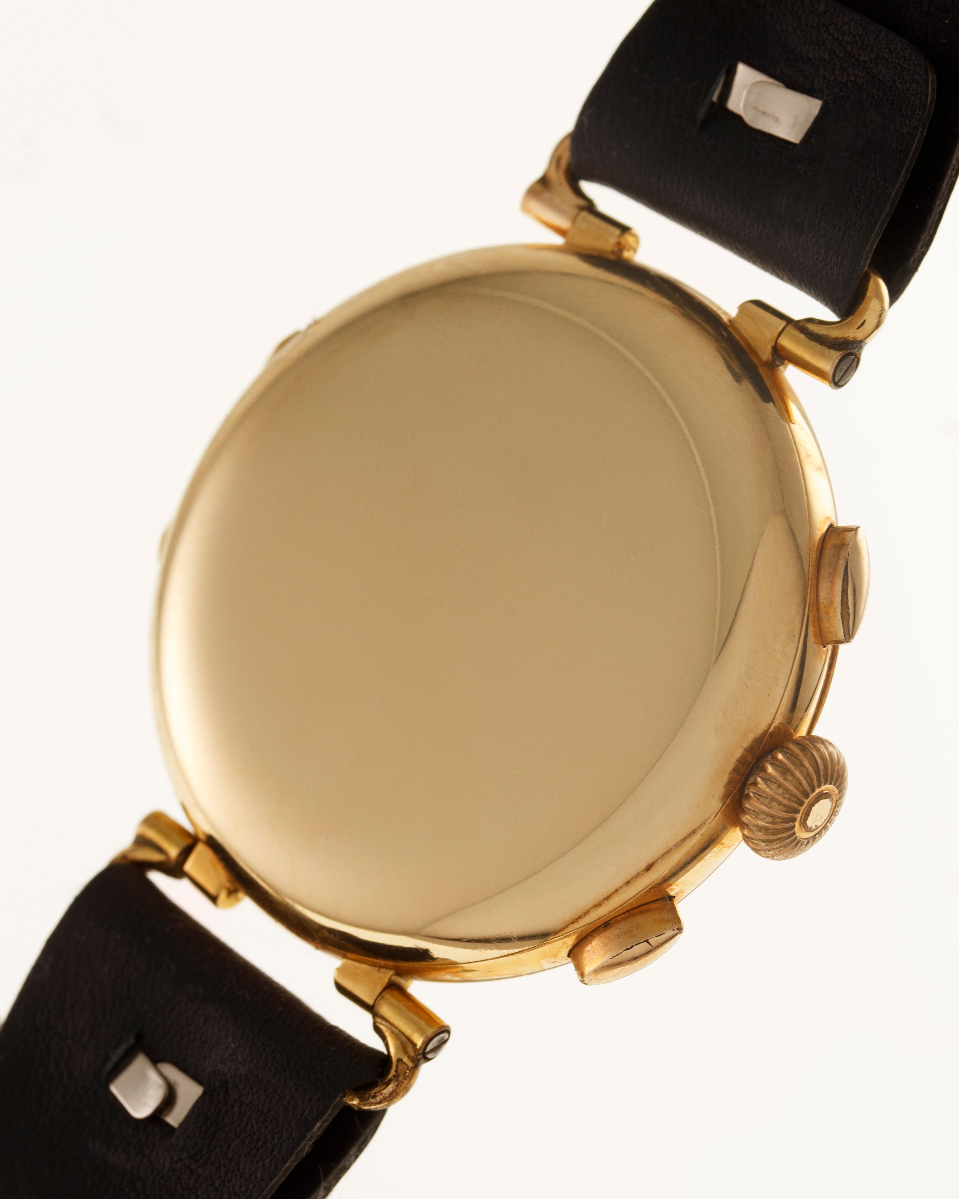 Universal Watch Compur oversize enamel dial - back 