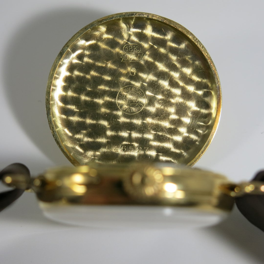 Universal Watch Genève oversize enamel dial