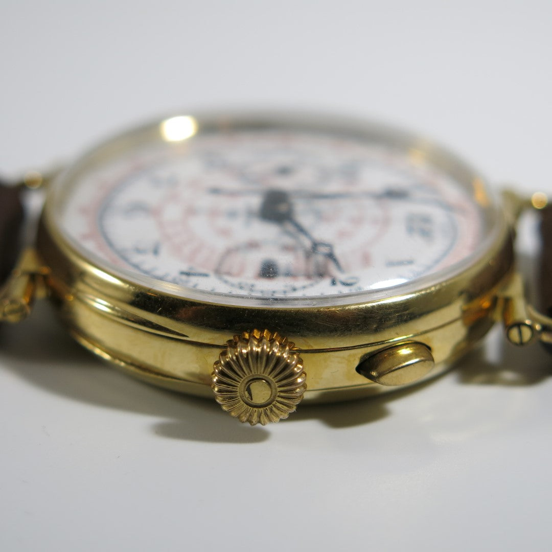 Universal Watch Genève oversize enamel dial