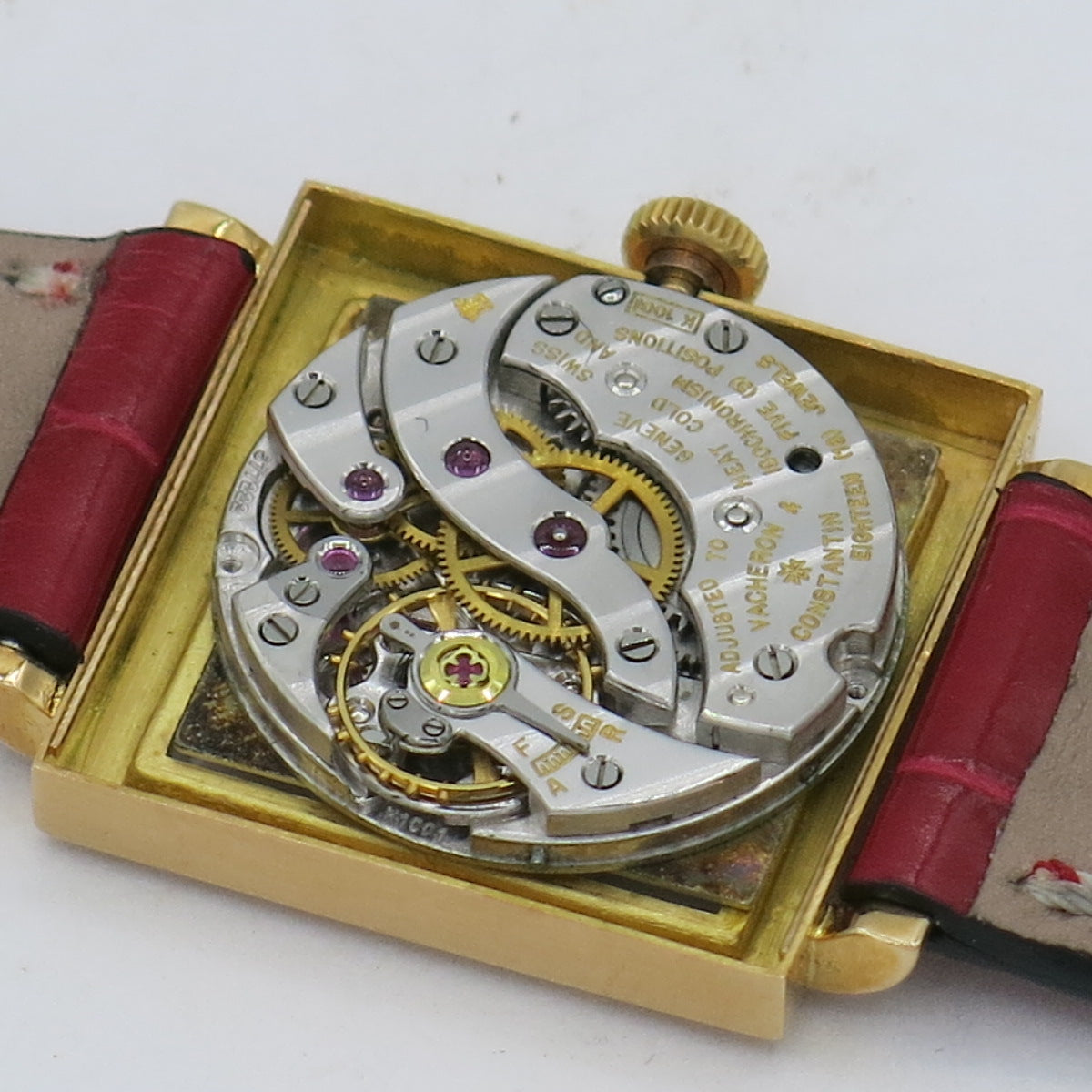 Vacheron Constantin lady wristwatch in 18 kt yellow gold