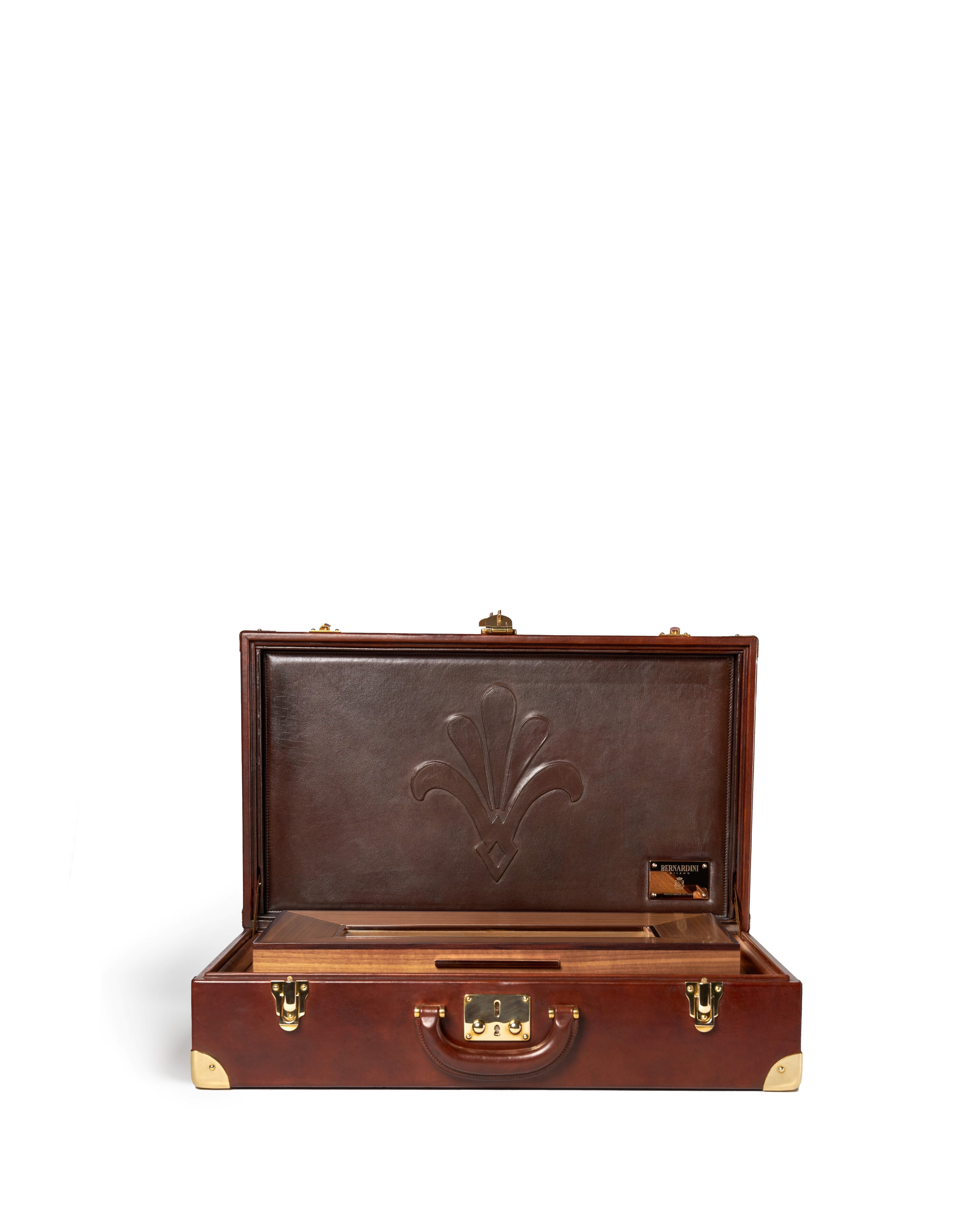 Bernardini Humidor Briefcase - French Lily and Walnut
