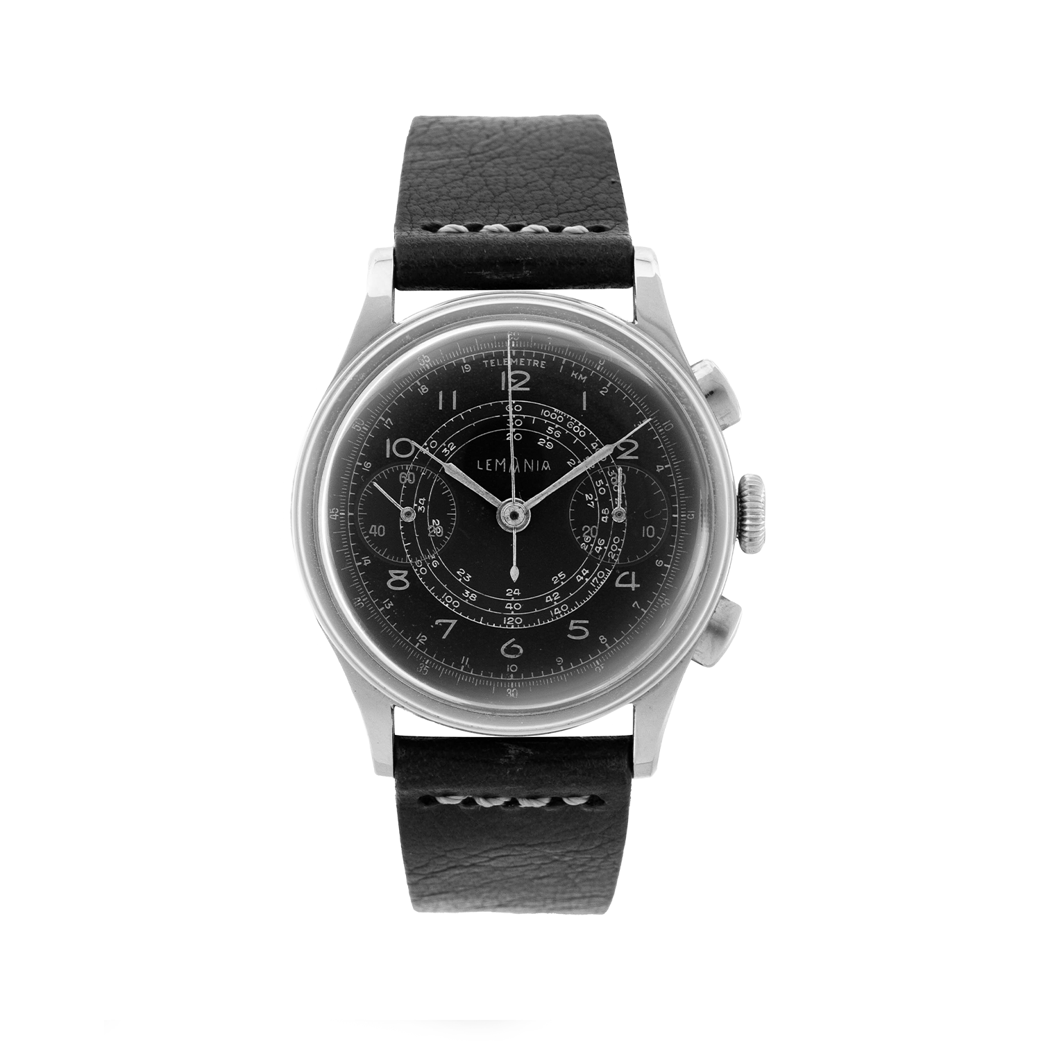 Lemania Chronograph "Black & Grey"