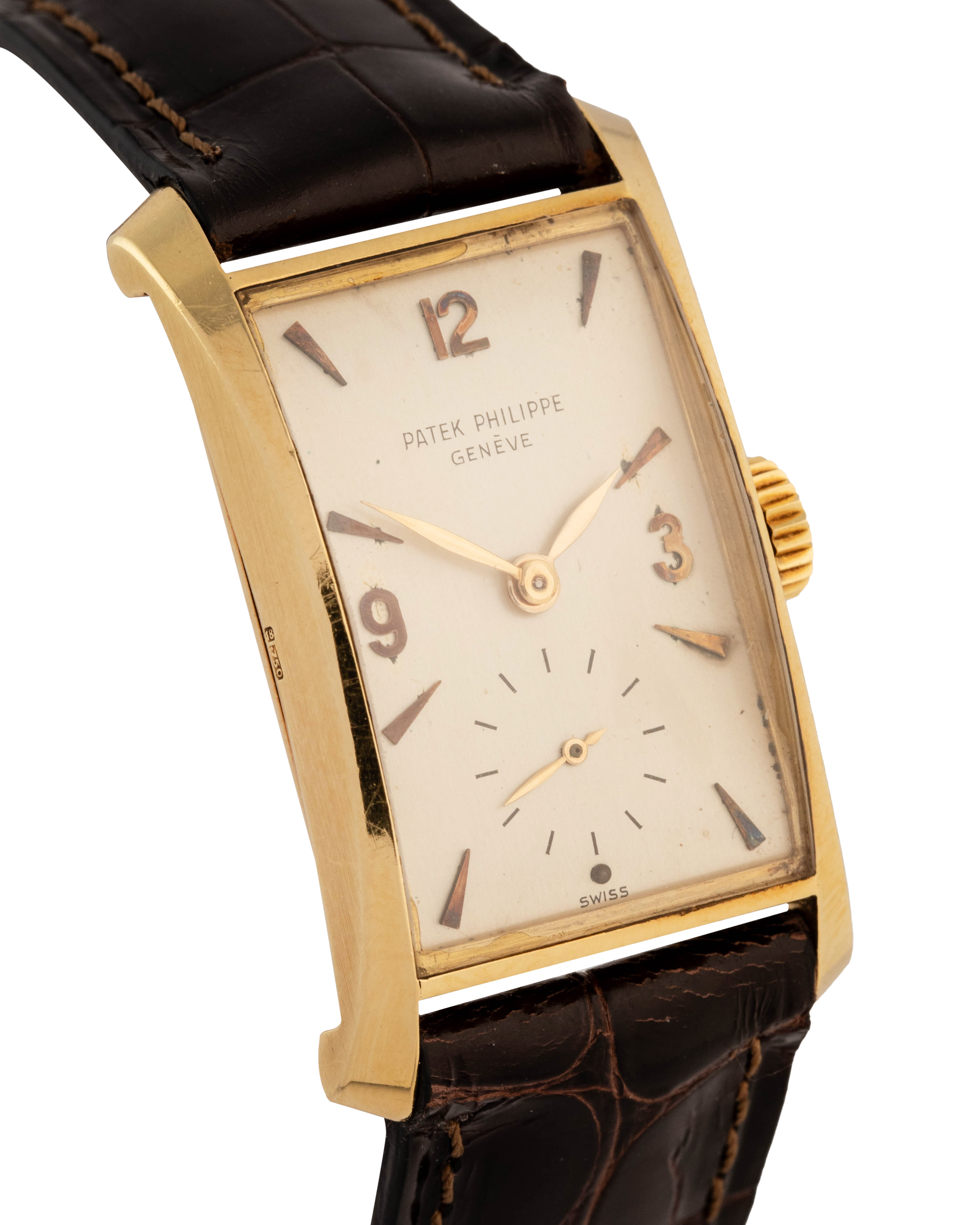 Patek Philippe Ref. 2468 in yellow gold with white dial 