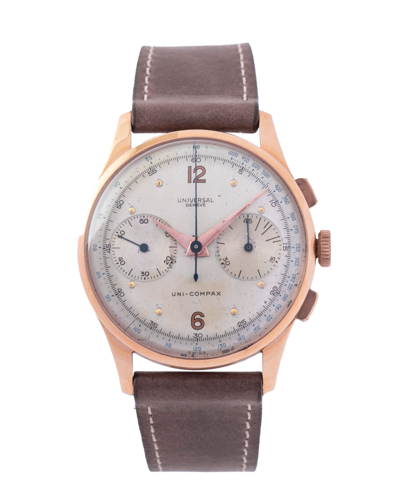 Universal Genève Ref. 1241162 Uni-Compax two tone dial - in rose gold l