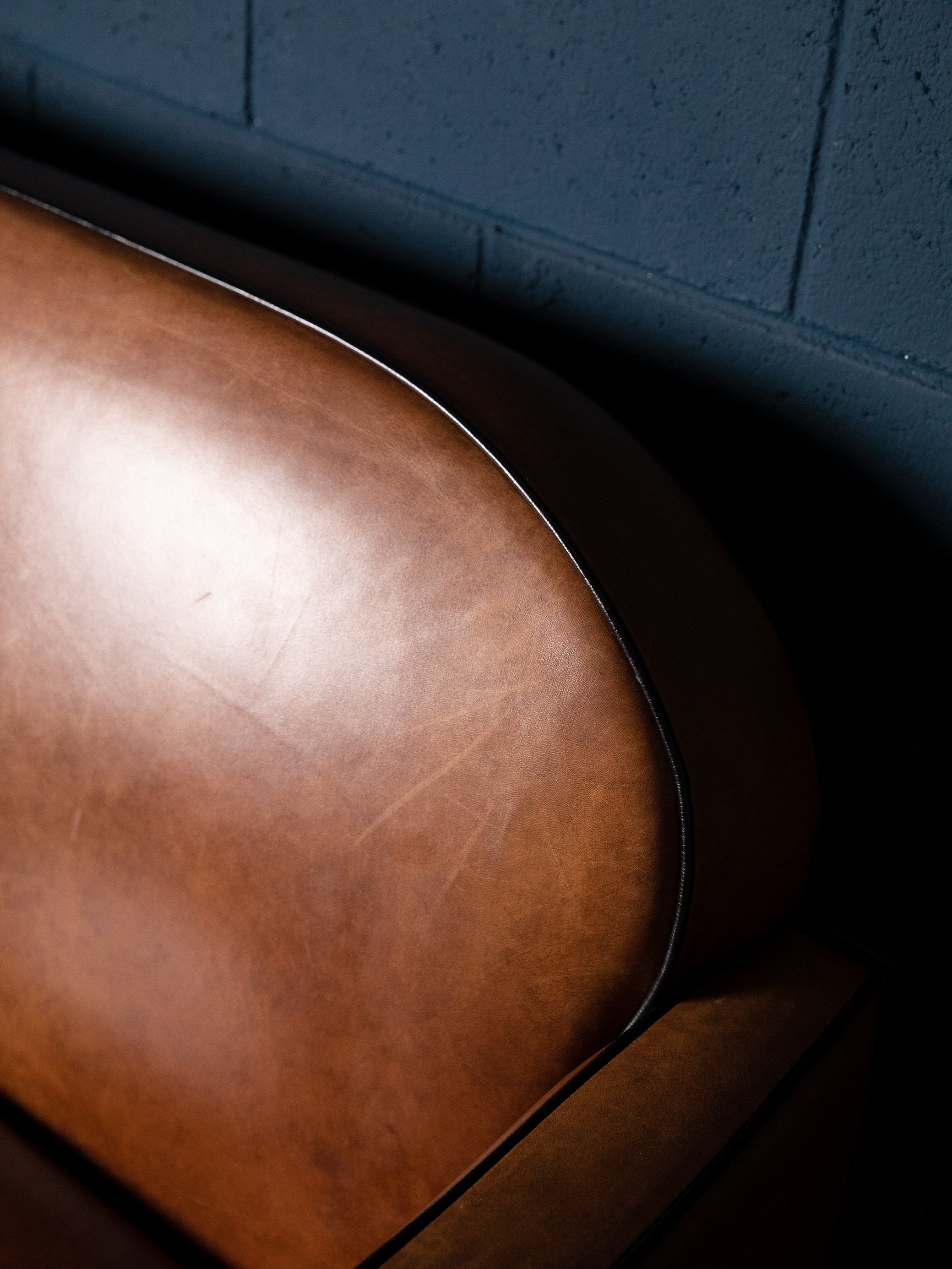 Vintage "Dutch" Tobacco Sofa