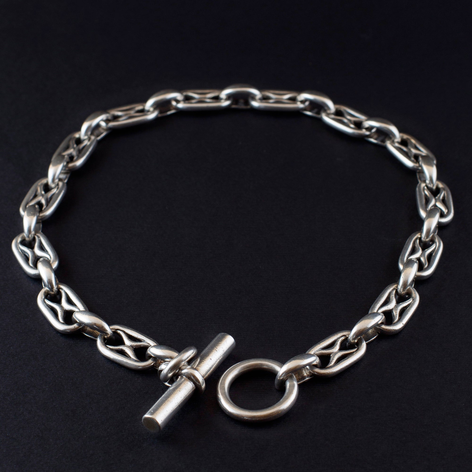 Hermès "Chaine d'ancre croisé" necklace