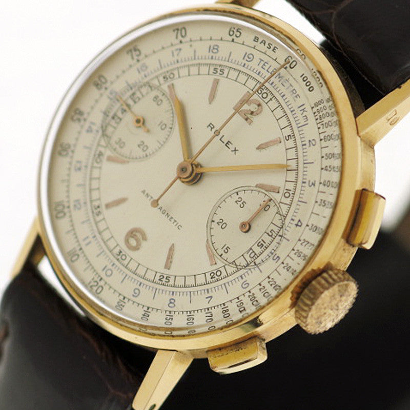Rolex chronograph 3484 pink gold